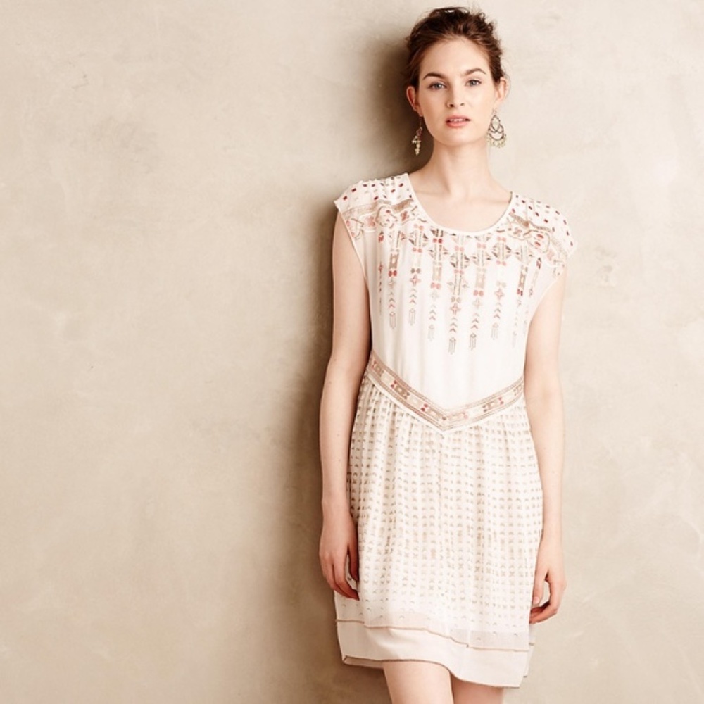 Anthropologie One September Calliope Embroidered Dress Sz XS - Picture 14 of 16